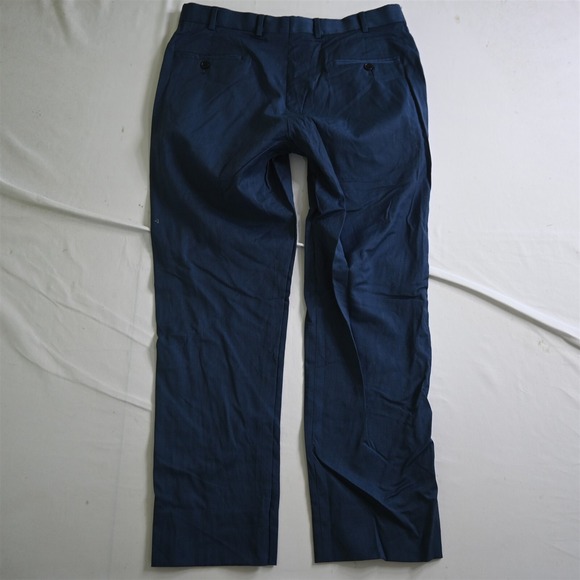 Brooks Brothers 33x30 Blue Regent Stretch Wool Mens Dress Pants - Picture 9 of 9